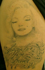 Marilyn Monroe Tattoo: Bryan