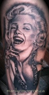 Marilyn Monroe Tattoo: Ellie