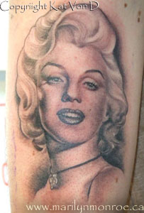 Marilyn Monroe Tattoo: Kat Von D