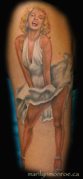 Marilyn Monroe Tattoo: Stevie Monie